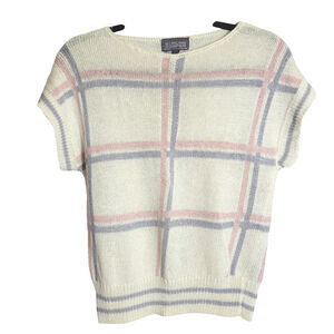 Vintage Stirling Cooper Sweater Short Sleeve Shirt Womens 8/9